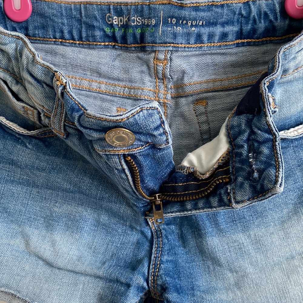 Gap Kids girls’ size 10 regular jean shorts - Picture 5 of 9